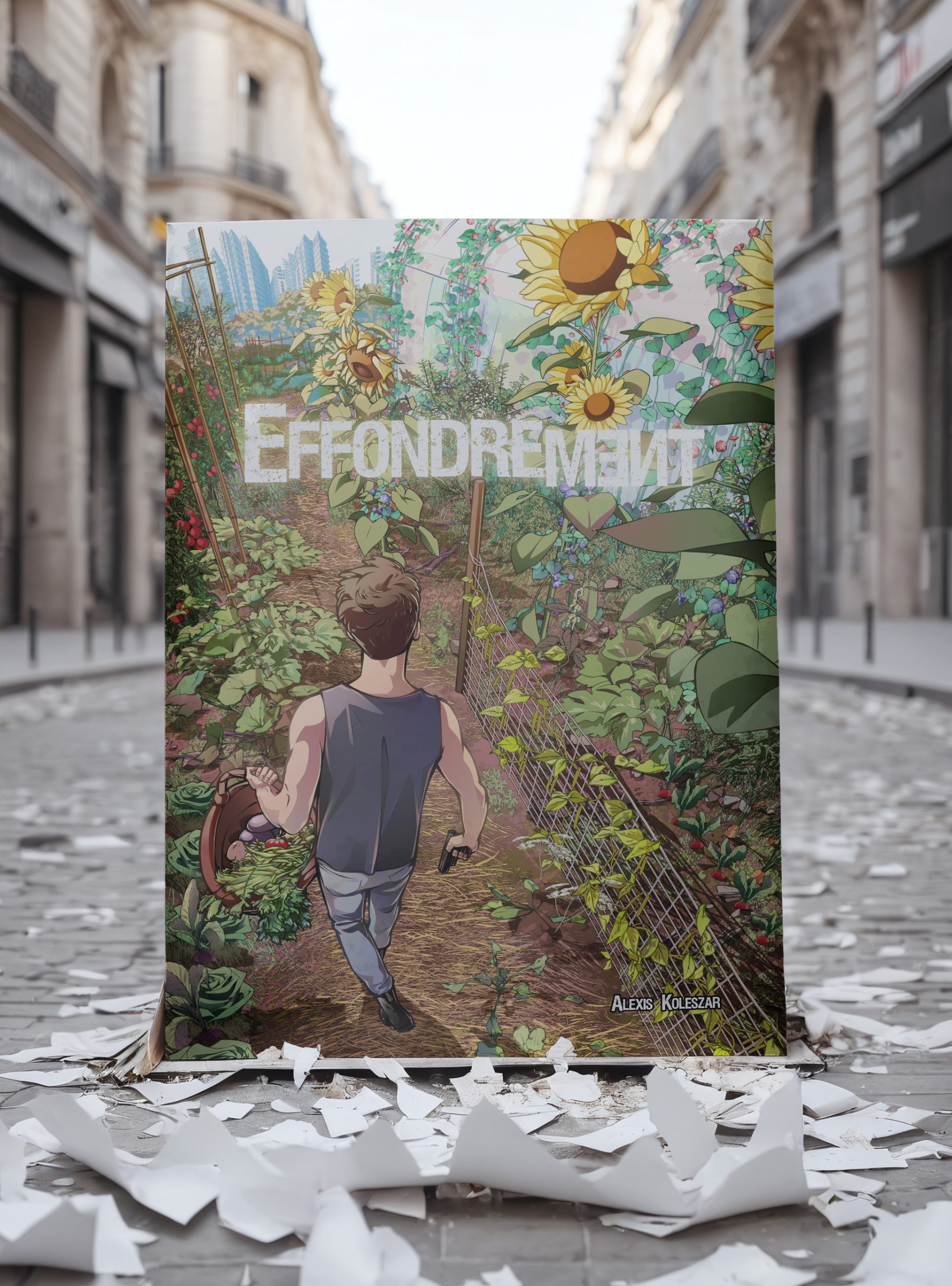 Couverture de la BD Effondrement par Alexis Koleszar