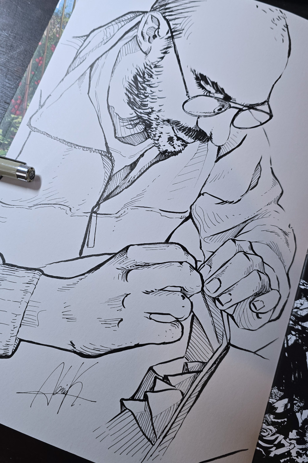 BD Effondrement par Alexis Koleszar dédicacée